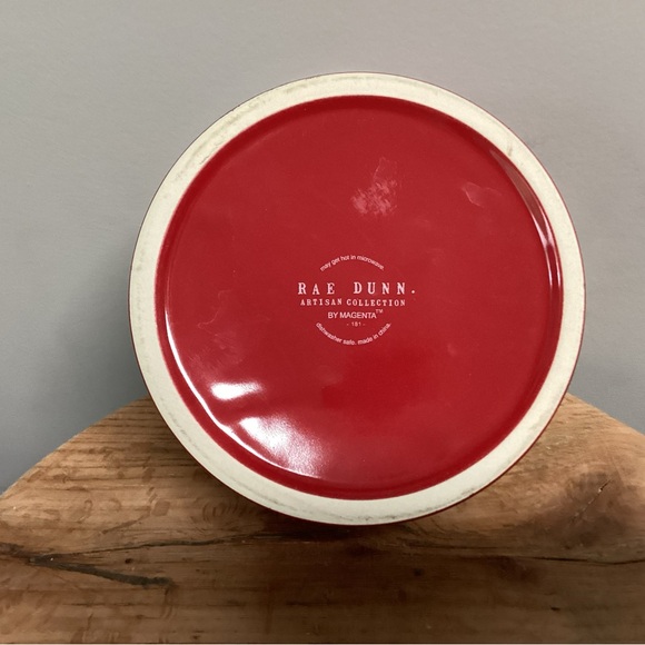 🔴 Beautiful Rae Dunn “Ho Ho Ho” Christmas Dog Bowl - Candy Bowl - Candle Holder - Picture 8 of 12